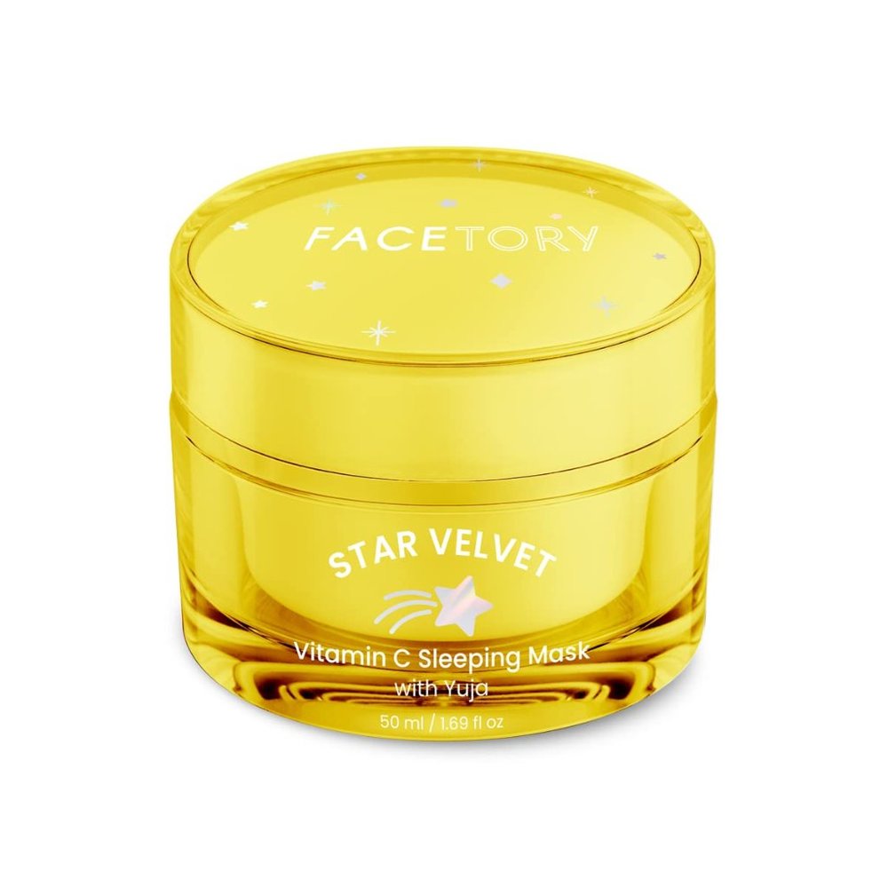 FACETORY Star Velvet Vitamin C Illuminating Sleeping Mask with Antioxidants